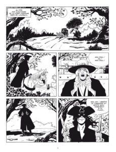 Dick Turpin, pagina fumetto