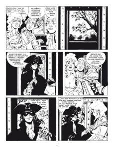 Dick Turpin, pagina fumetto